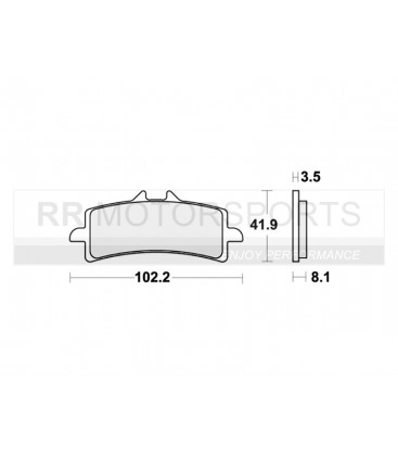 Brakepads, Remblokken 841DC