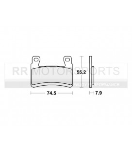 894DC Brakepads, Remblokken