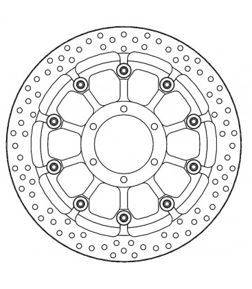 MOTO MASTER, HALO T-Floater Full Floating Professional Racing Disc 320